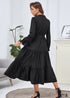 Autumn and WinterBacl boho dress